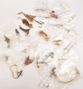 Collection of vintage USA and British baits, including a Chapman the Perfect mount, Allcock