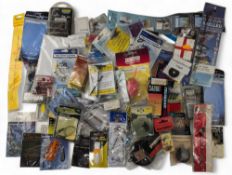 Coarse Fishing Tackle unused Retail Packets, a good mixture of hooks, trace, weights, hooks, floats,