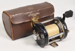 Abu Ambassadeur 6000C multiplier No 037100 counter balanced handle, star drag, on/off check, good