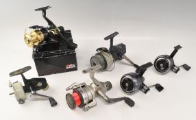 6x Various ABU Garcia fixed spool and closed face reels - includes Cardinal 44, Cardinal 60,