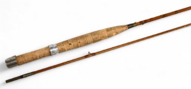 Herbert Hatton Maker Hereford, split cane brook trout fly rod, 6ft 6