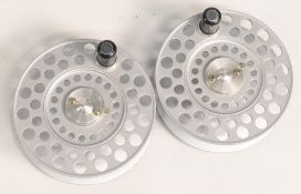 Pair of Hardy Bros lightweight series alloy spools - The Flyweight 2 ½