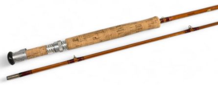 Farlow's Parabolic Sawyer Stillwater split cane trout fly rod made in GB from Pezon et Michel