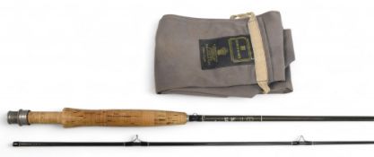 Hardy Ultralite carbon trout fly rod 9ft 2pc line 4# alloy uplocking reel seat, line stripping