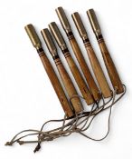 Collection of 6 fishing priests, 7 ½
