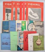 Vintage Fishing Magazines Publications, to include Fishing Magazine Issues 25, 39, 62, 63 73, 82,