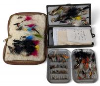 Collection of Canadian flies and a covering letter, indicating patterns similar to the New Zealand