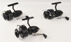 2x Mitchell half bail spinning reels, both working, some paint loss, and a Mitchell Balzer Ottomatic