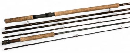 Shakespeare Oracle IV salmon carbon fly rod No 1732-450, 4.5m 4pc line 10/11#, 27