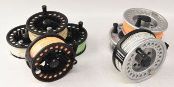 Sport Fish nylon reel zip case with the following reels: Shakespeare Xcede fly reel 7/8 No 2599 with