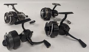 4x Continental fixed spool reels, 2x Segarra, Spain, half bail spinning reels, optional checks, good
