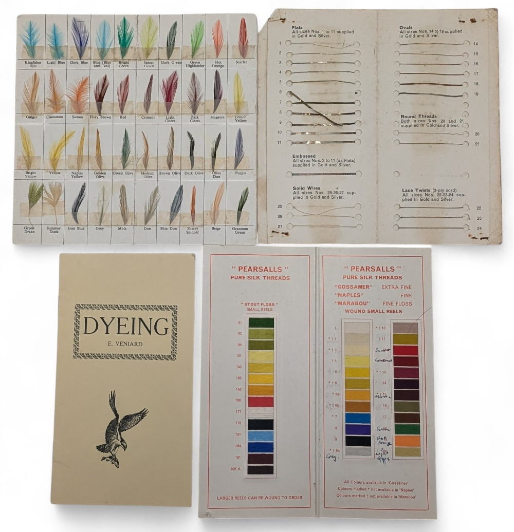 Veniards & Pearsalls Promotional Sales Materials, a Veniards dying booklet, buyers colour guides