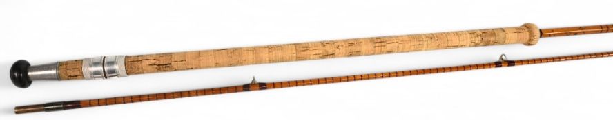 B James & Son London, England, Richard Walker Avon Mk IV split cane carp rod, 10ft 2pc, 24