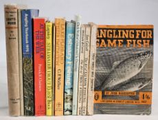 Fishing Books and Publications to include The Art of Sea Trout Fishing 1963 Charles C McLaren, Trout