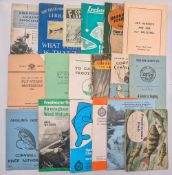 Assorted Period Fishing Booklet Publications: to include Birmingham Anglers' Association 1954