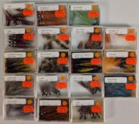 Collection of new shop stock salmon, sea trout tube flies, sizes ½