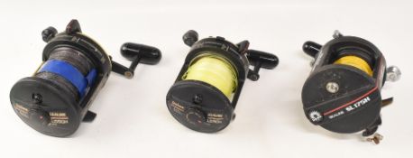3x Daiwa saltwater multiplier reels, LD30H, LD50H and Sealine SL175H, all clean condition. (3)