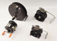 Alvey Australia alloy and Bakelite side casting reel Model 35/9, 3 ½