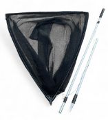 Large Carp Fishing Landing Net, with long aluminium handle and spike