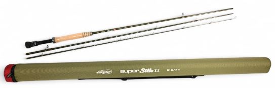 A fine Airflo Super Stik II carbon trout fly rod, 9ft 6