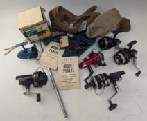 Intrepid Elite fixed spool reel, good with spare spool in part original box, a second Intrepid