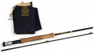 Hardy Alnwick graphite trout fly rod, 9ft 2pc, line 6/7#, alloy uplocking reel seat, MCB. Light use