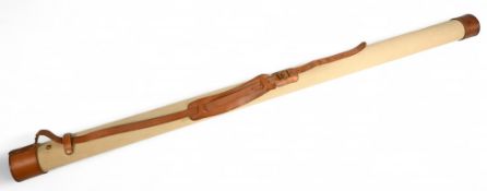 Peregrine canvas and leather hard rod tube 55