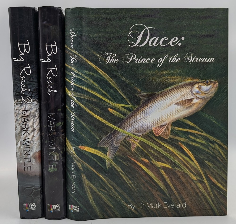 Big Roach Mark Wintle 2011, Big Roach II 2014, Dace the Prince of the Stream - Dr Mark Everard 2011.