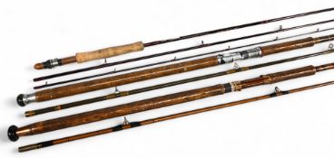 M Lee & Son Redditch Fyberon glass carp/pike rod, 9ft 6