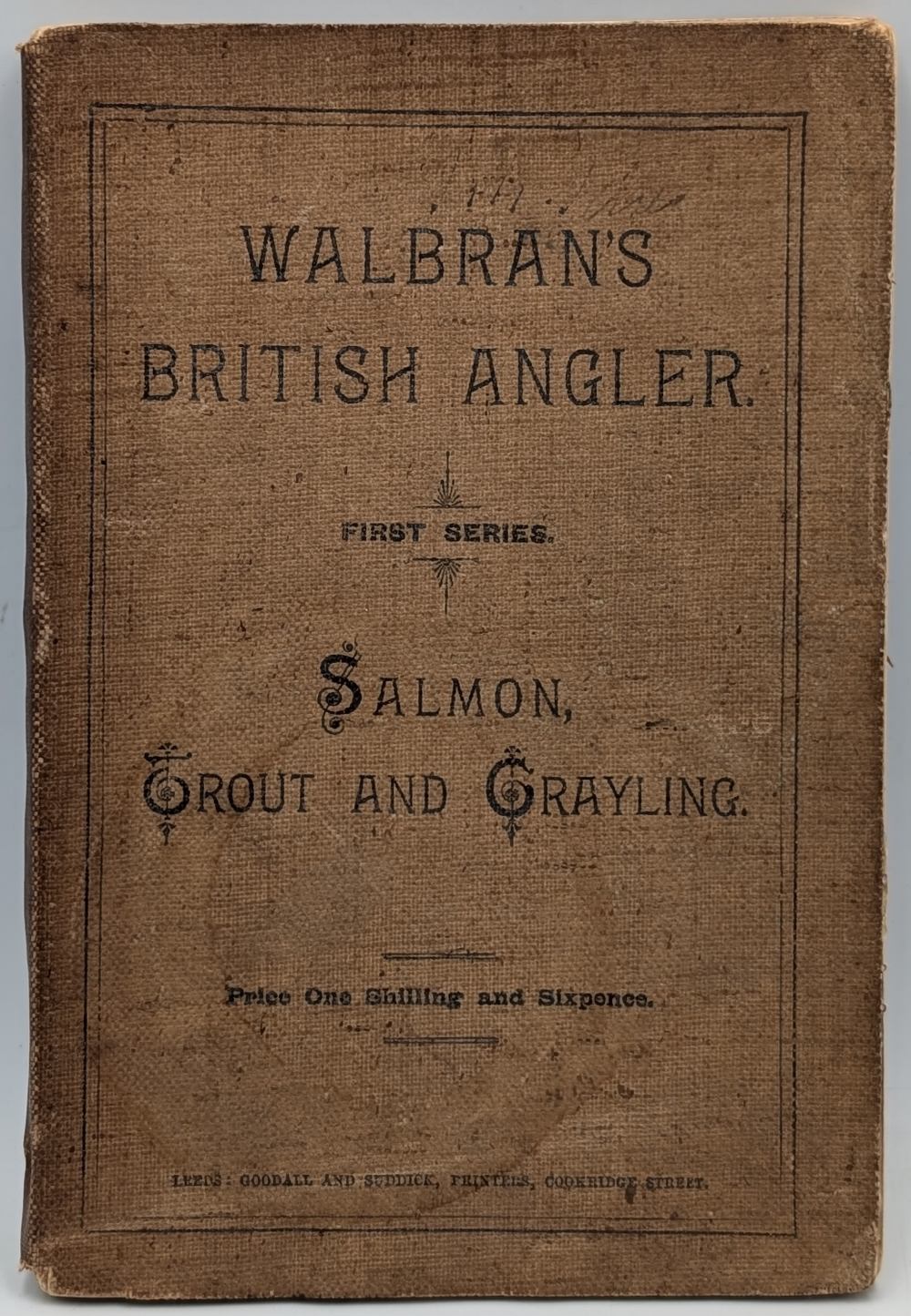 1889 scarce Waltram's British Angler 1st series Salmon Trout and Grayling - original card covers