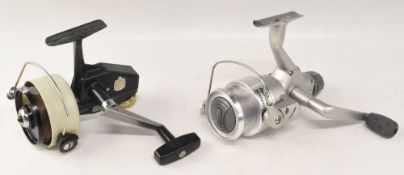 Abu Cardinal Max XAR fixed spool spinning reel, push button spool release, good bail, rear