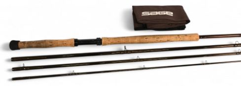 Sage Graphite 3, 15' 4 piece - B salmon fly rod, built November 1999, lined butt/stripper rings,