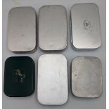 6x Richard Wheatley Fly Boxes, all with compartments full of assorted flies, a good clean collection