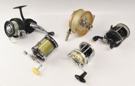 A collection of sea fishing reels, all working well as follows: Grice & Young Orlando III; K P