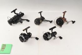 A collection of fixed spool reels, all with good bails and running well, as follows: Shimano 6010