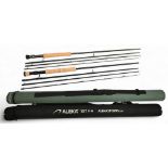 Greys Alnwick GR30 carbon trout fly rod, 9ft 6" 4pc line 8#, alloy double uplocking reel seat with