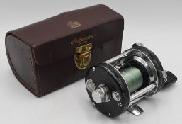 Abu Ambassador 6000C multiplier reel, foot stamp 050800, 3 screw grooved end plates, optional check,