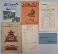 Three Period Fishing Tackle Catalogues, Milwards 1954/55, Cummins 1960 with price list, No.15
