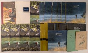 1986-2007 Hardy Catalogues Prices List, some duplicates noted, plus Player's album of cigarette