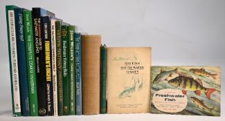 Fishing Books and Tea/Cigarette Cards to include The Complete Guide to Fishing in Britain and
