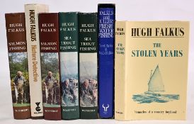 7x Hardcover Hugh Falkus Books to include Salmon Fishing A Practical Guide x2 1986 & 1989 Nature