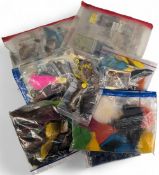 A huge collection of feathers - duck, pheasant, partridge etc, and a large selection of fur and