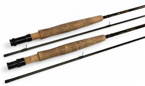 Airflo Classic Hi-Modulus carbon trout fly rod 10ft 2pc line 6/7#, alloy uplocking reel seat,