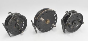 3x Various eels - to inc 2x Allcocks No 3 Easicast 3 ¾