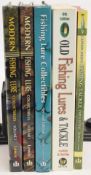 5x USA Fishing Lure & Collectable books in H/b & S/b, authors: Lewis Volumes 1 & 2, Murphy &