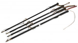 Four Salmon Tailers, one made by Wilco Sports Scotland, in good clean condition. (4)