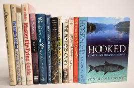 12x Fishing Books to include Hooked Fly-Fishing Through Russia 1998 Fen Montaigne, Conrad Voss