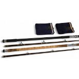 Hardy "Tourney" sea rod 10ft 6" 2pc, 1-3oz, 40" handle, alloy down locking reel seat, MCB. Good.
