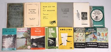 Fishing Books and Publications to include The Rudiments of Angling 1912 W Powell-Owen, One Hundred