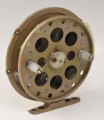 Grice & Young Christchurch, Grice Golden Eagle centre pin/trotting reel, 4 ¼